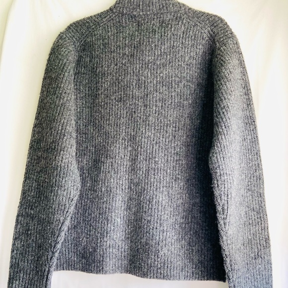 Woolrich mens gray wool blend sweater. SZ M - Picture 5 of 9
